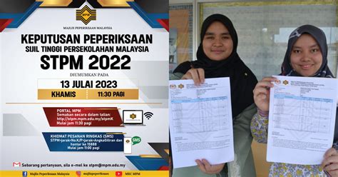 Semakan Keputusan STPM 2022 Mulai 13 Julai 2023 .